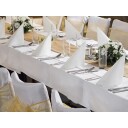 PartyDeco Duk Hvit