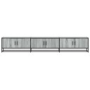  TV-benk grå sonoma 240x35x41 cm konstruert tre 8721102923043