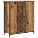 Sideboard Gammel Tre 70x30x80 cm Støpt tre og Stål