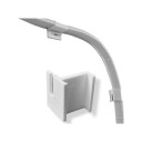 Light Solutions - Brakett for Philips Hue LightStrip V4 & Gradient 90° - 10 stk. - Hvit