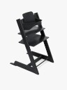 Stokke Tripp Trapp Stol + Baby Set + Matbrett Black