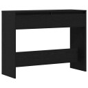  Svart Eike Konsollbord 100x35x76.5 cm Konstruert Tre