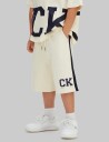 Calvin Klein Varsity Relaxed Shorts Cream 128