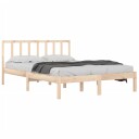 vidaXL Sengeramme heltre furu 120x200 cm