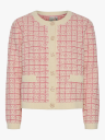 Y.A.S Livia Long Sleeve Short Knit Cardigan Rosa L