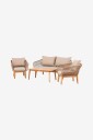 Venture Home   Chania Sofasett   Brun