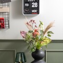 Karlsson Mini Flip Veggklokke KA5364WH   Unisex Kvarts urverk