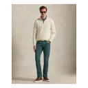 Polo Ralph Lauren Double Knit Mockneck Pullover   Cream   XL