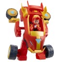 Marvel Iron Man Lekesett 7,5 Cm 2-I-1 Iron Man Mech Suit Og Kjøretøy