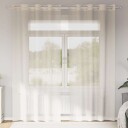  Voilegardiner med grommets 2 stk krem 140x245 cm 8721158550903