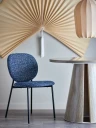 Bloomingville Percey Dining Chair   Navy   56X82X47CM
