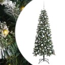  Kunstig juletre grønn 76 x 76 x 180 cm PVC og plast og stål