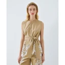 Access Fashion Dame Topper Grønn L,