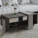 Norell Sofabord 90x40x49 cm - Gordion marmor og grå