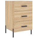  Nattbord sonoma eik 40x40x66 cm konstruert tre