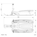 Stiga Snowracer Sx Pro Svart Metall Alle Kjønn
