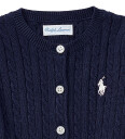 Ralph Lauren Baby Mini-Cable Cotton Cardigan Blue 53-60