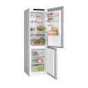 Bosch KGN362LDF Kombiskap med NoFrost og VitaFresh Inox-look