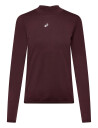 Asics Road Winter Seamless Ls Top - Burgundy - XS