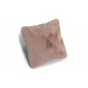 Fluffy rosa - pute av syntetisk materiale