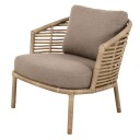 Cane line Sense Lounge lenestol taupe inkl. putesett