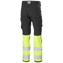 Helly Hansen Workwear Alna 4x Hh Connect 77340 369 Arbeidsbukse Varsel Morkgra Gul Mork Gra Gul