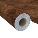  Selvklebende Folie Til Møbler 500x90cm PVC Mørk Eikefarge