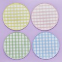Club Green Hootyballoon Papptallerken Gingham 8-pakning HBGH101