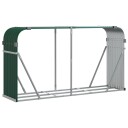 Vedholder grønn 180x45x100 cm galvanisert stål