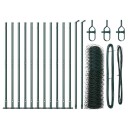  Gjerde med innlegg. grønn 0.6 x 25 m PVC belagt stål
