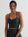 aim´n Ribbed Performance Bralette - Green - S