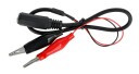 Lydkabel med krokodilleklemmer til BBC micro:bit   3,5mm jack mono 80cm