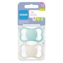 MAM Air Silicone Pacifier Neutral 6-16m 2pcs