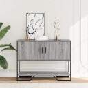  Konsollbord grå sonoma 100x35x74,5 cm konstruert tre 848537