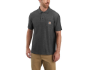 Carhartt 106685CHR Piquetrøye stålgrå XS Klær