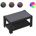  Salongbord med LED svart 93x53x45 cm konstruert tre 847554