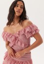 Andrea Norrman X Bubbleroom Knitted Frill Top