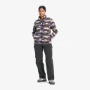 RevolutionRace Dame > Overdeler > Fleece & midlayers Moss Graphic Pile Fleece Jacket Dame Peyote/Nightshade Størrelse:M