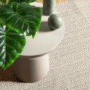  Teppe ZIZUR kremhvit 240x240cm jute-utseende innendørs&utendørs 8721102836848