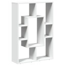 Bokhylle hvit 63x20x90 cm konstruert tre