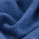 Joshua Ellis Plain Reversible Cashmere Blend Scarf Navy-Ligth Blue