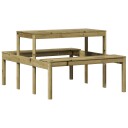  Piknikbord 110x134x75 cm impregnert furu 832561
