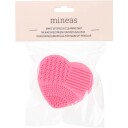 Mineas Make up brush cleaning mat hot pink