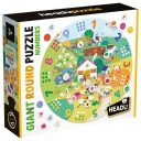 Headu Kjempe Rundt Puslespill 3+år Tal
