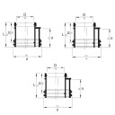 Pipelife Universal Overgang PP 75x50mm