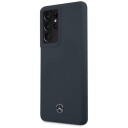 Mercedes Hardcase Silikonetui for Samsung Galaxy S21 Ultra i Blå