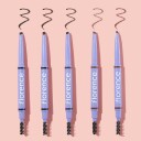 Florence by Mills Tint N Tame Eyebrow Pencil With Spoolie Black Brown 0,2 ml Øyenbrynsblyant