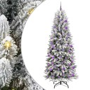  Kunstig juletre Hvit 78 x 78 x 210 cm PVC plast stål og PE