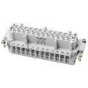 Multisocket Innsats B Hun 24P 16A 500V med skruklemme