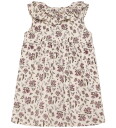 En Fant Kjole - Floral Vevd - Eggnog - En Fant - 10 år (140) - Kjole Beige Grønn Lilla
